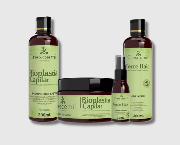 Kit bioplastia capilar pós química